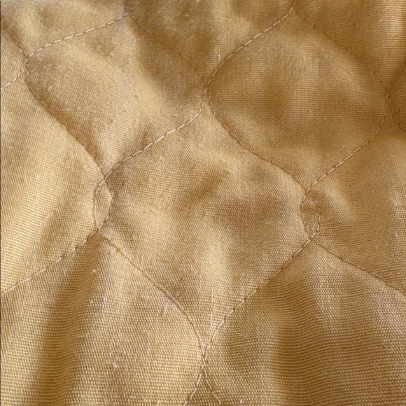 Vintage Yellow Quilted Apron - Picture 5 of 6